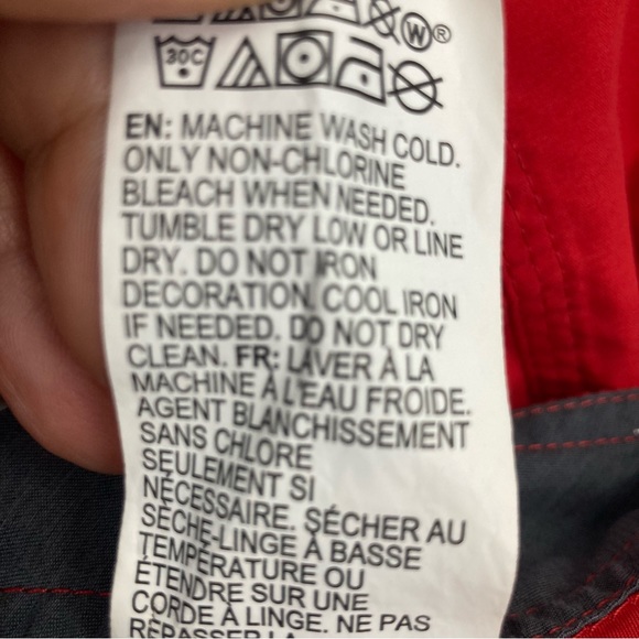 Quicksilver Men's Red Board Shorts Swim Trunks Size 38 - Picture 13 of 13